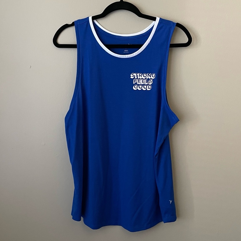 Old Navy Active Large tank top. Workout muscle tank. Feminist strength shirt